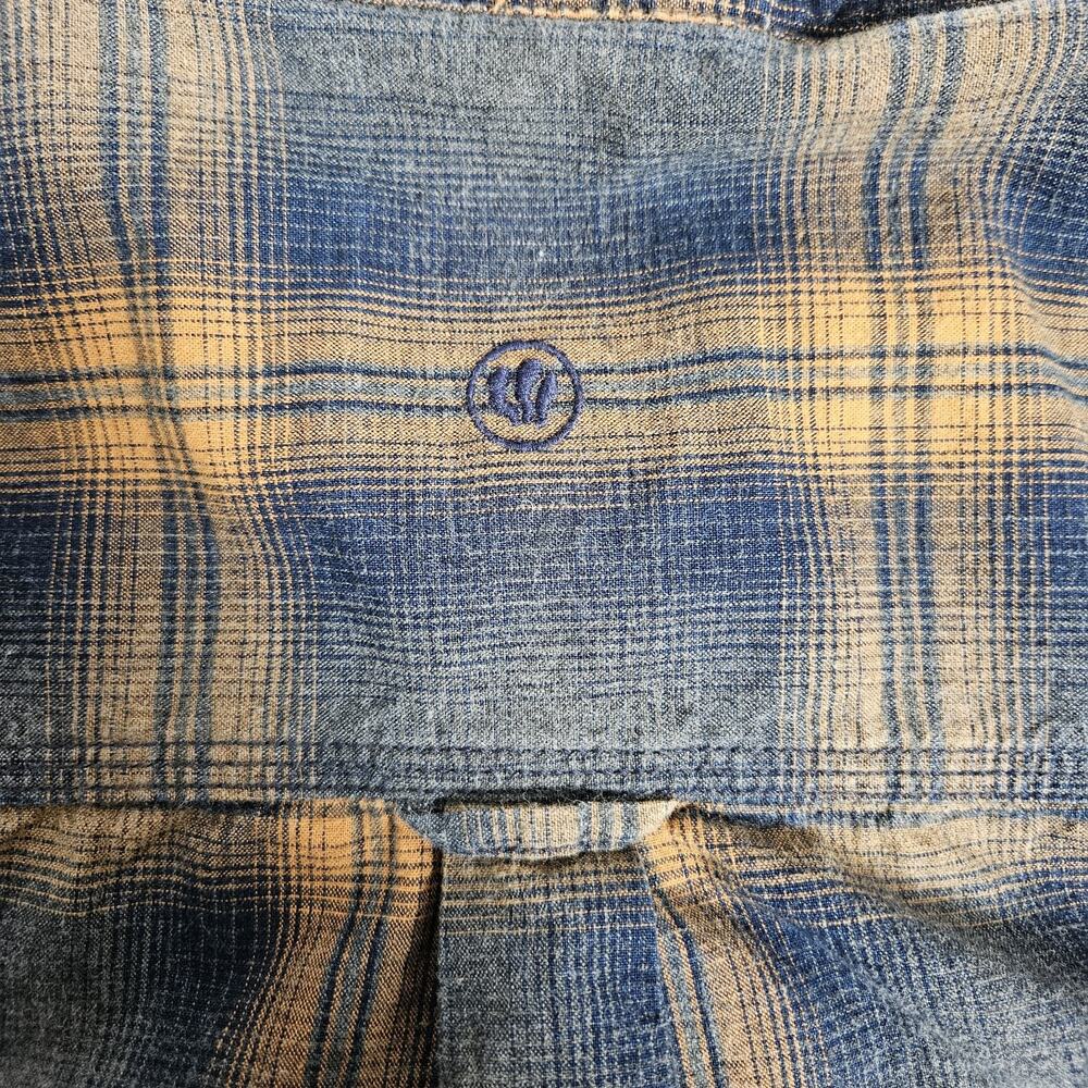 Fat Face Shirt Mens XL Blue Button Down Plaid Cabincore Outdoors Nature - Picture 6 of 10